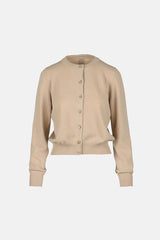 CAVOUR BEIGE JEWEL BUTTONS CARDIGAN