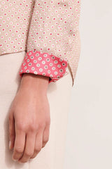 CHAMPAGNE PRINTED BLOUSE