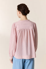 CEM STRIPED PINK BLOUSE