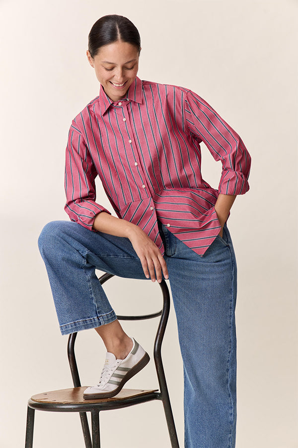 CHEZ STRIPED SHIRT