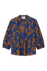 CHIMI ROSE BLUE FLORAL SHIRT