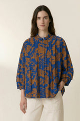 CHIMI ROSE BLUE FLORAL SHIRT