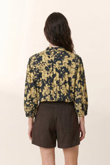 CHIMI ROSE YELLOW FLORAL SHIRT