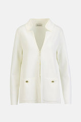 CONDUZIONE CONTOURED LAPELS CARDIGAN