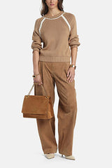 CONQUISTA CAMEL RAGLAN SWEATER