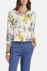 CONTESTO FLORAL CARDIGAN