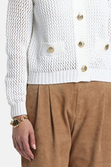 COPISTERIA OPENWORK CARDIGAN
