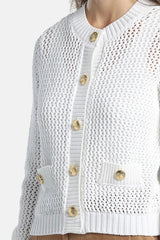 COPISTERIA OPENWORK CARDIGAN