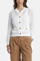 COPISTERIA OPENWORK CARDIGAN