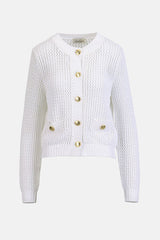 COPISTERIA OPENWORK CARDIGAN