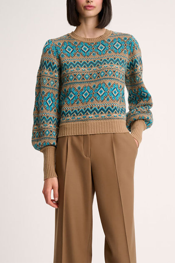 CORRETTORE JACQUARD PULLOVER