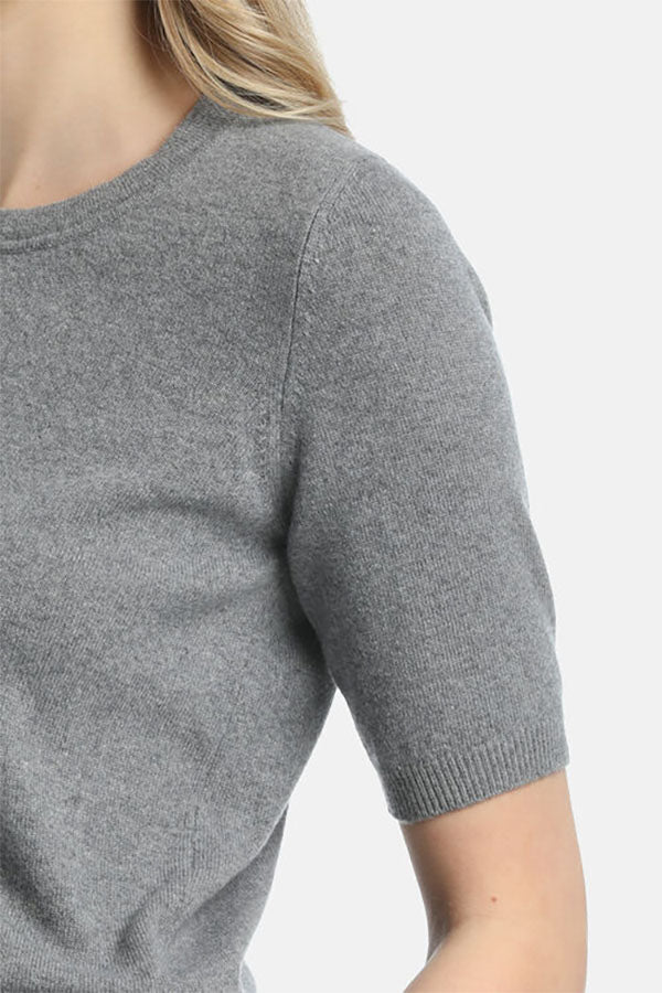 CORVINA GREY KNIT T-SHIRT