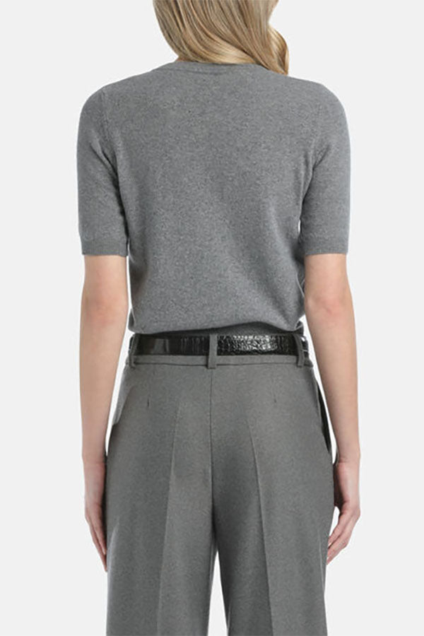 CORVINA GREY KNIT T-SHIRT