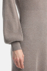 CURIOSITA CASHMERE-BLEND MAXI DRESS