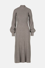 CURIOSITA CASHMERE-BLEND MAXI DRESS