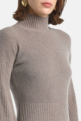 CURIOSITA CASHMERE-BLEND MAXI DRESS