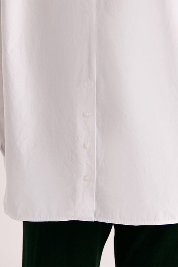 CYGNE COTTON POPLIN OVERSIZE SHIRT