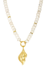OPHELIA HOWLITE SHELL NECKLACE