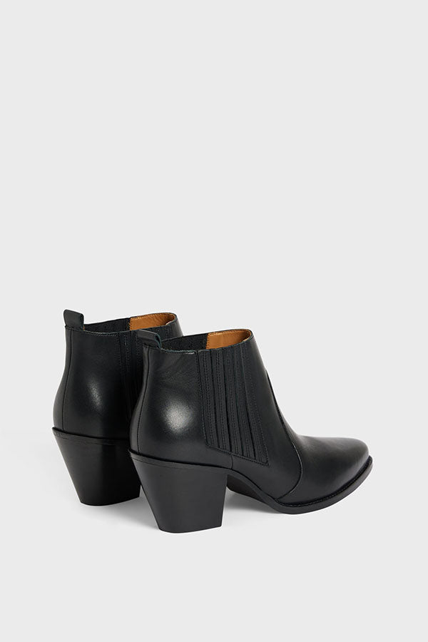 JESSE LEATHER HEELED BOOTS