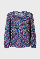 BRITTANIA FLORAL JACQUARD BLOUSE