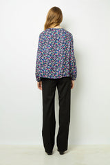 BRITTANIA FLORAL JACQUARD BLOUSE