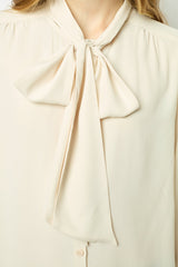 BELPHINE LAVALIERE COLLAR SOFT SHIRT