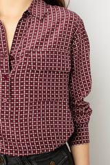 BERNADETTE SILK PRINTED BLOUSE