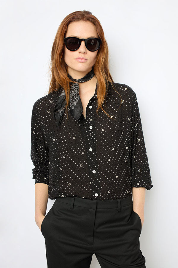 CLYDE SOFT POLKA DOT SHIRT