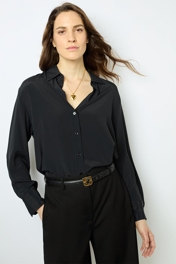 BEATA BLACK SOFT SHIRT