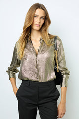 BRUNA GOLD TONE SHIRT