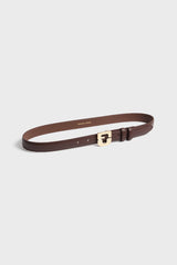 LE LAUREN BROWN SIGNATURE LEATHER BELT