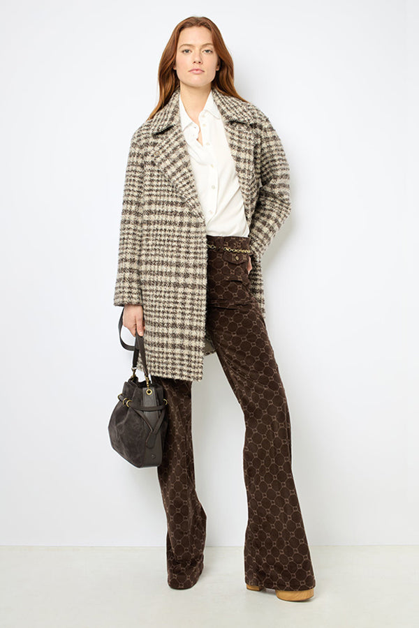 LEOPOLDINE CHECK COAT