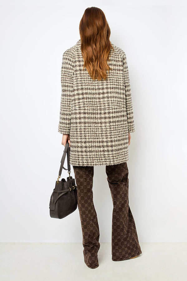 LEOPOLDINE CHECK COAT