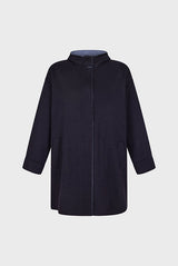 LANE REVERSIBLE HOODED COAT