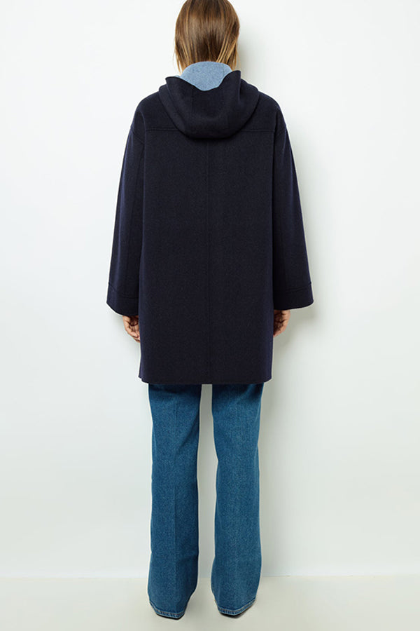 LANE REVERSIBLE HOODED COAT