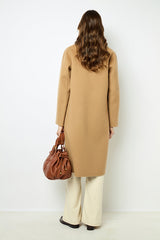 LANAIA STRAIGHT CUT DOUBLE FACE WOOL COAT