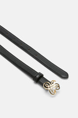 DANTA BLACK LEATHER BELT