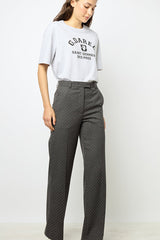 DALI RHINESTONE STRAIGHT CUT TROUSERS