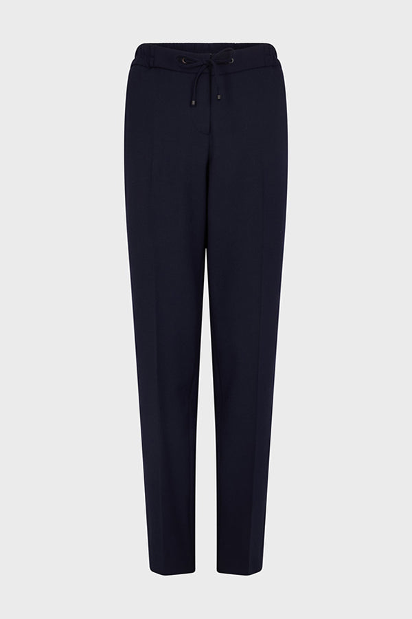 NAYMA BLUE ELASTICATED SUIT TROUSERS