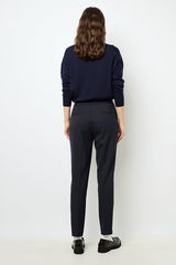 NAYMA BLUE ELASTICATED SUIT TROUSERS