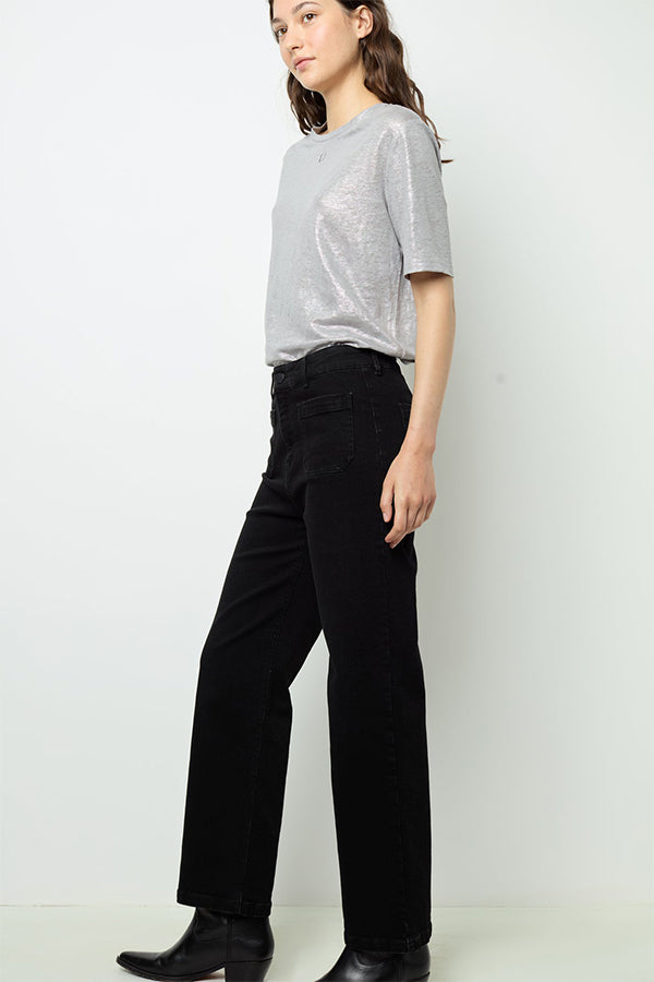 NEVAE WIDE LEG STRAIGHT JEANS