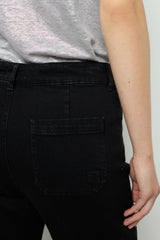 NEVAE WIDE LEG STRAIGHT JEANS