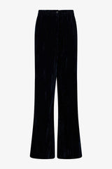 NORIA WIDE LEG VELVET TROUSERS