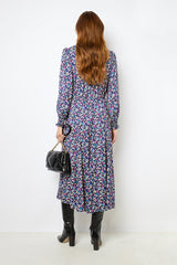 SAMIRA FLORAL MIDI DRESS