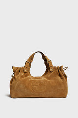 CHIARA LEATHER VELVET BAG