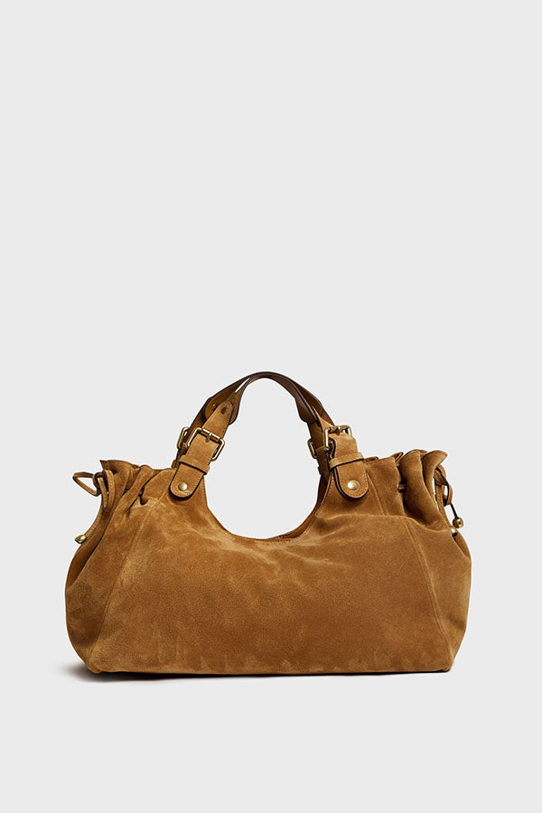 CHIARA LEATHER VELVET BAG