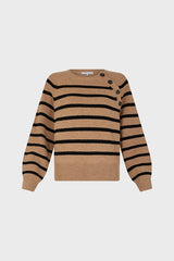 JENNA CONTRASTING STRIPE SWEATER