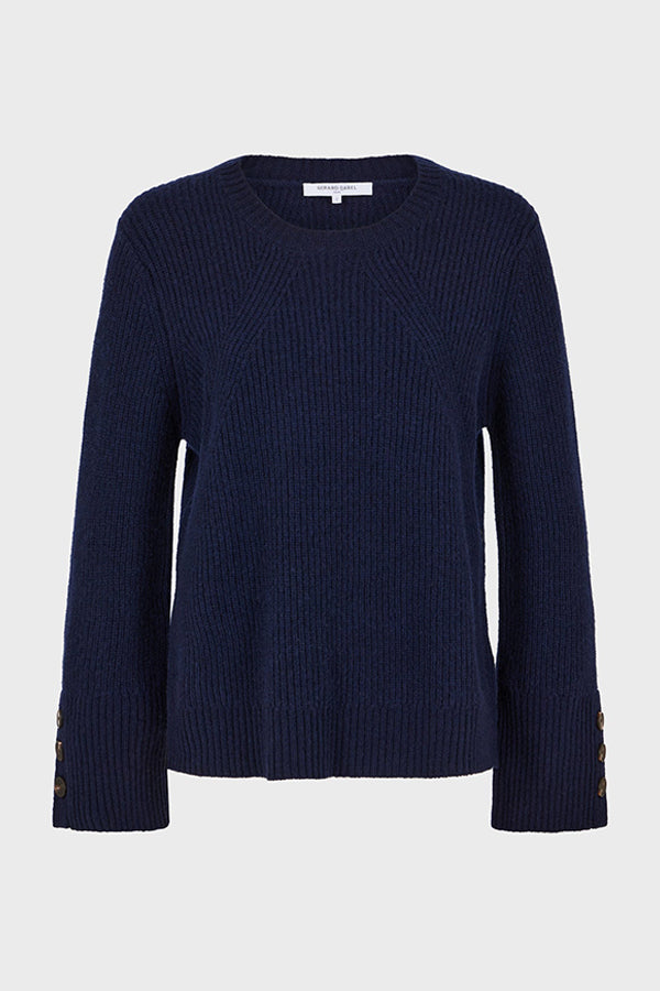 JOYCA RIBBED WOOL SWEATER