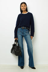 JOYCA RIBBED WOOL SWEATER