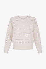 JULIANE RHINESTONE WOOL SWEATER